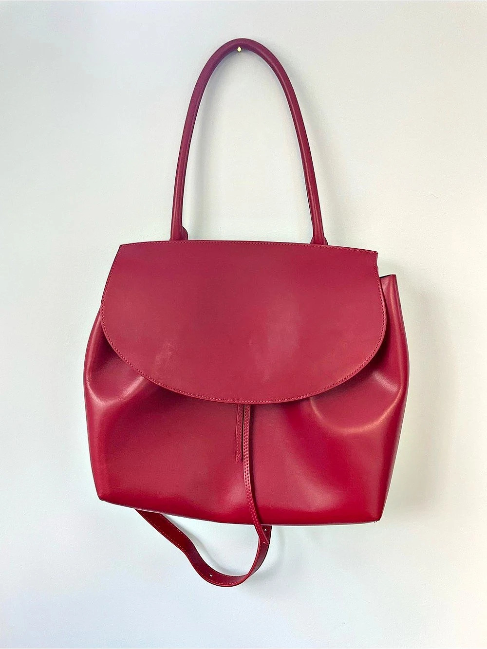 Schönenberg Made in Italy Red Leather Crossbody Purse